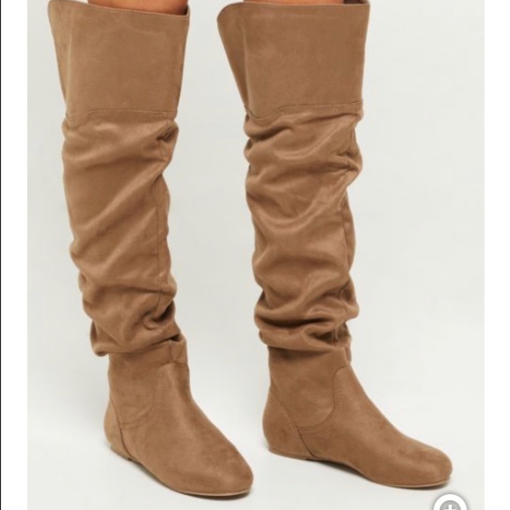 Knee length booties
